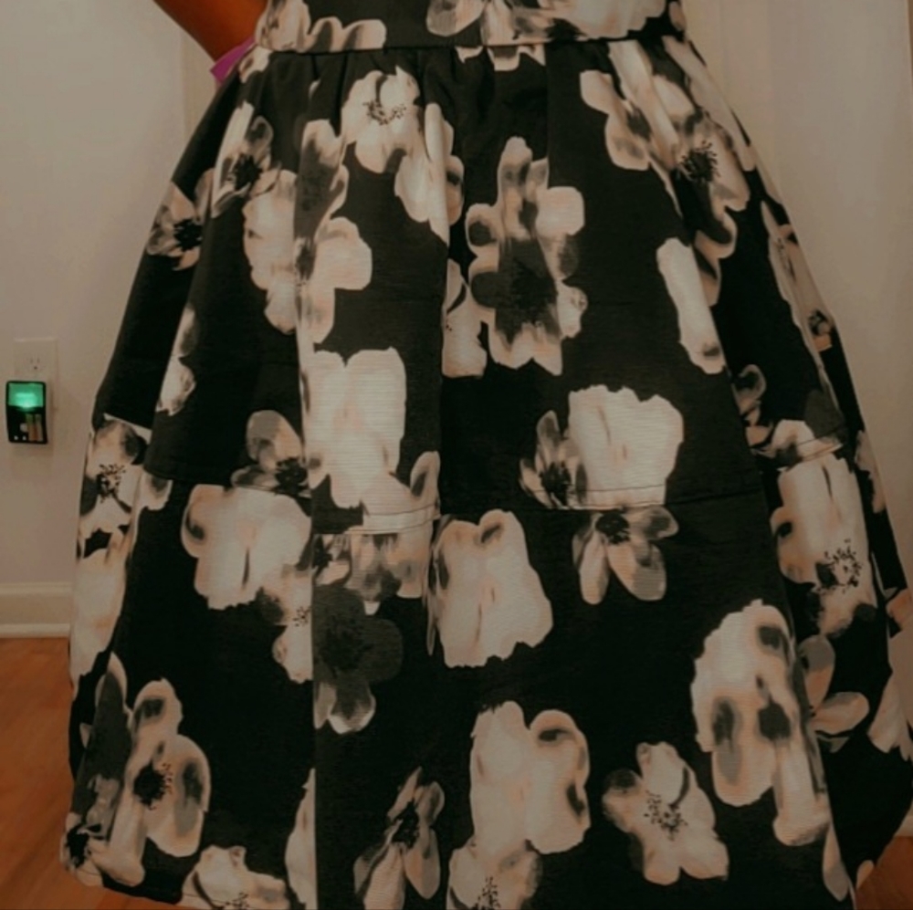Express Floral Skirt